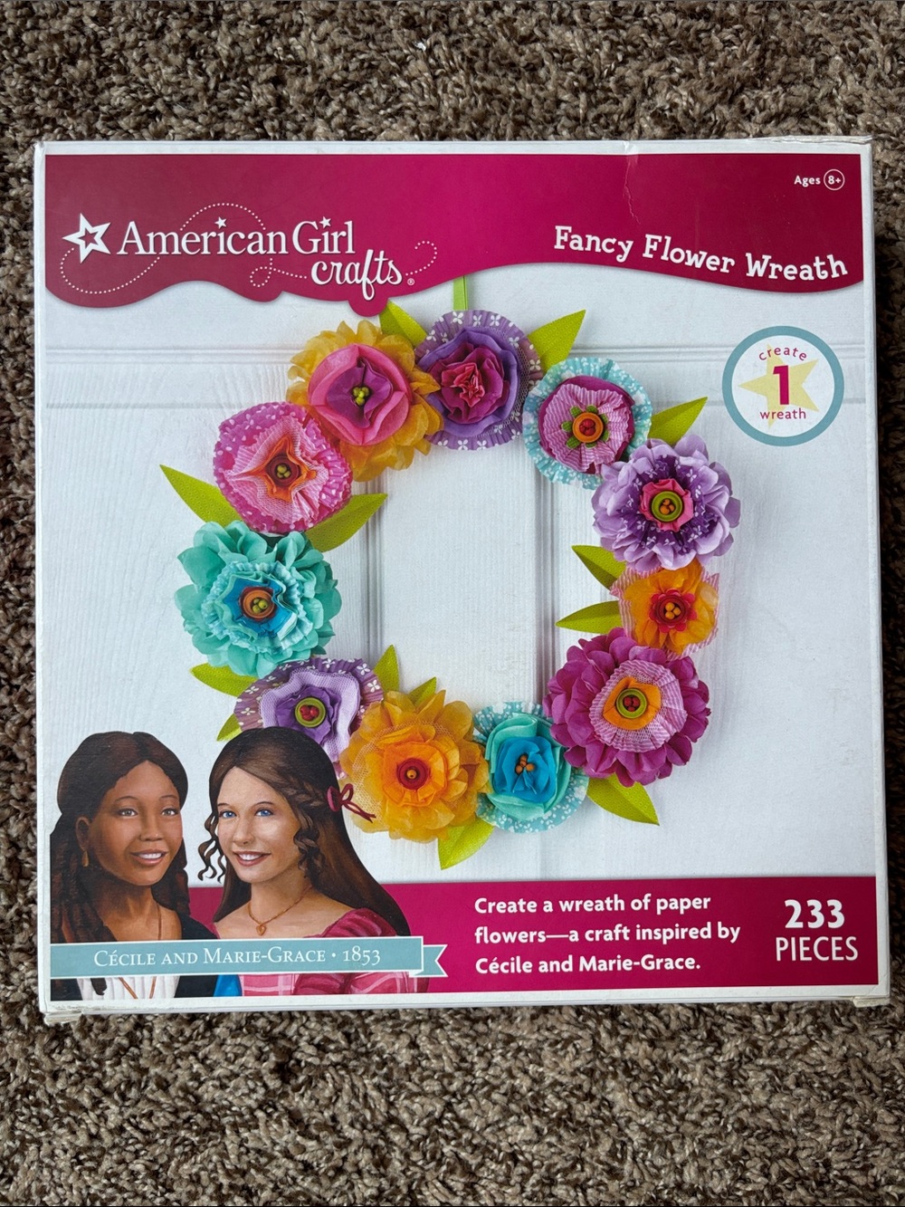 AMERICAN GIRL Fancy Flower Wreath